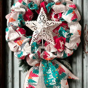 White Holiday Wreath