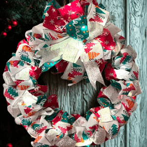 Glitter Holiday Wreath